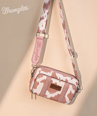 Wrangler Cow Print Crossbody Bag