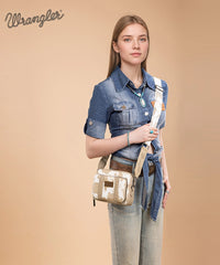 Wrangler Cow Print Crossbody Bag