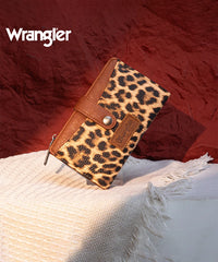Wrangler Cow Print Button Wallet