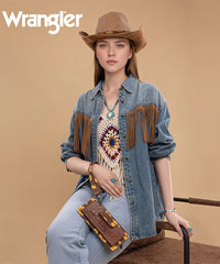 Wrangler Aztec Print Wristlet