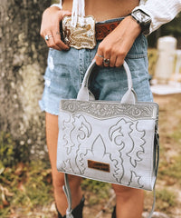 Wrangler Boot Scroll Crossbody Purse Set