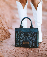 Wrangler Boot Scroll Crossbody Purse Set