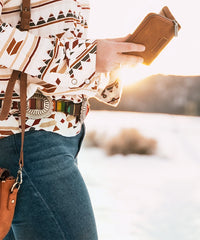 Wrangler Western Tooled Bi-Fold Wallet