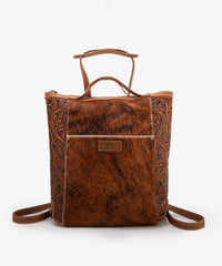 Wrangler Genuine Hair-On Cowhide Convertible Backpack