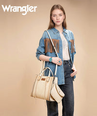 Wrangler Cowhide Purse and Wallet Set
