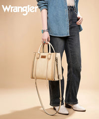 Wrangler Cowhide Purse and Wallet Set
