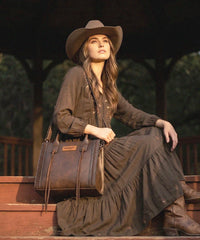 Wrangler Whipstitch Purse Wallet Set