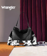 Wrangler Vegan Leather Crossbody Hobo Bag