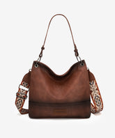 Wrangler Vegan Leather Crossbody Hobo Bag