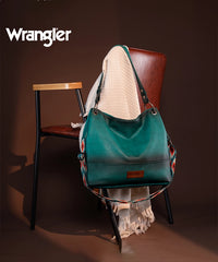 Wrangler Vegan Leather Crossbody Hobo Bag