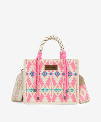Wrangler Southwestern Print Rope Handle Tote Bag