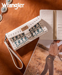 Wrangler Cactus Pattern Wallet Wristlet