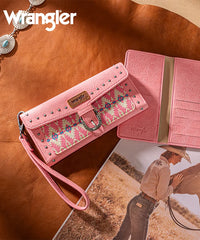 Wrangler Cactus Pattern Wallet Wristlet