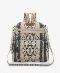 Wrangler Aztec Print Canvas Backpack
