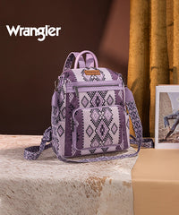 Wrangler Aztec Print Canvas Backpack