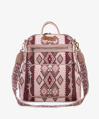 Wrangler Aztec Print Canvas Backpack