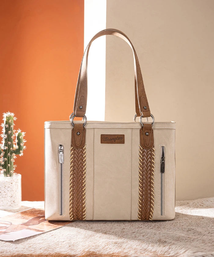 Wrangler Whipstitch tote bag in BG