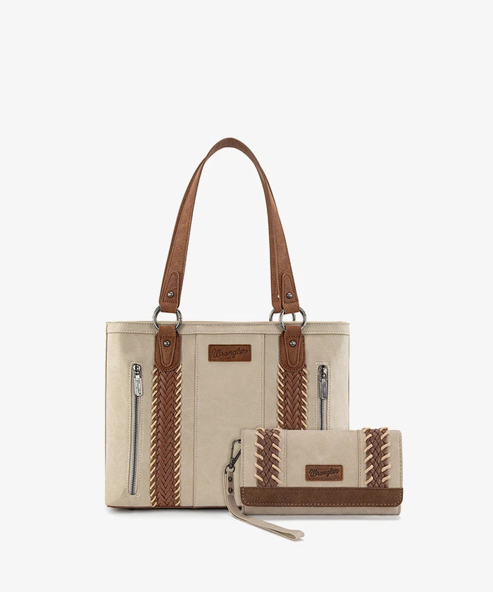 Wrangler Whipstitch tote bag in BG