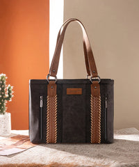Wrangler Whipstitch tote bag in BK