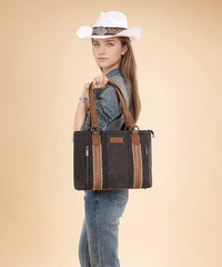 Wrangler Whipstitch tote bag in BK