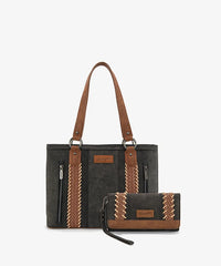 Wrangler Whipstitch tote bag in BK