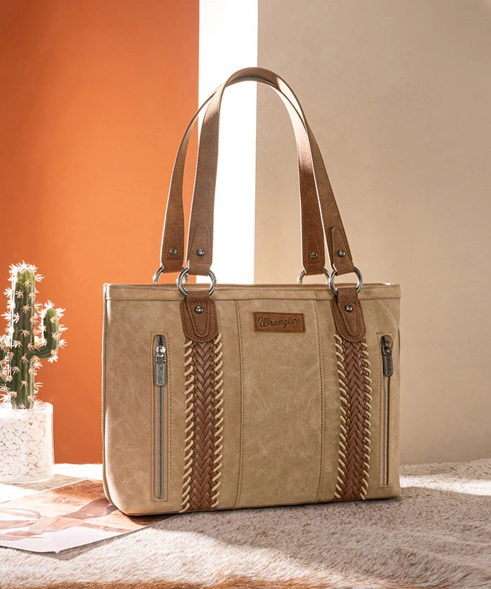 Wrangler Whipstitch tote bag in TN