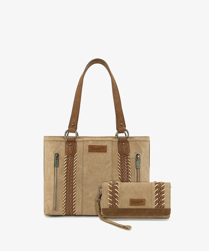 Wrangler Whipstitch tote bag in TN