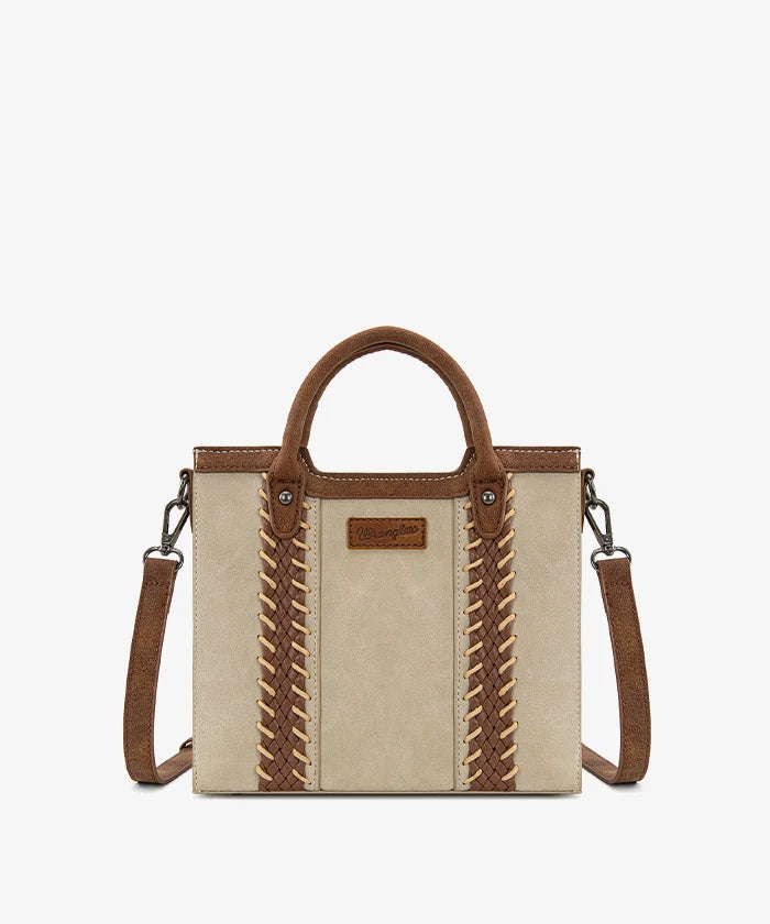 Wrangler top handle crossbody bag in BG