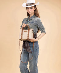 Wrangler top handle crossbody bag in BG