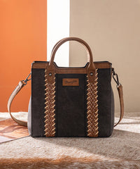Wrangler top handle crossbody bag in BK