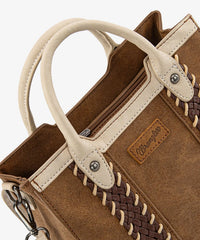 Wrangler top handle crossbody bag in BR