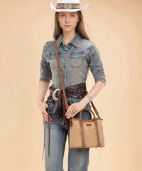 Wrangler top handle crossbody bag in TN