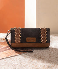 Wrangler Braided Wristlet Wallet