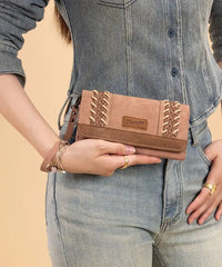 Wrangler Braided Wristlet Wallet