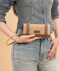 Wrangler Braided Wristlet Wallet