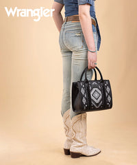 Wrangler Aztec Pattern Print Tote Bag