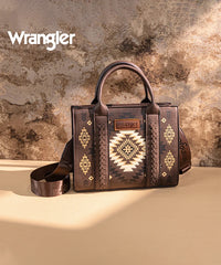 Wrangler Aztec Pattern Print Tote Bag