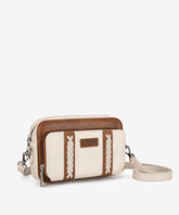 Wrangler Whipstitch Leather Crossbody Purse