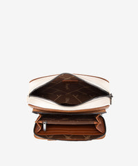 Wrangler Whipstitch Leather Crossbody Purse