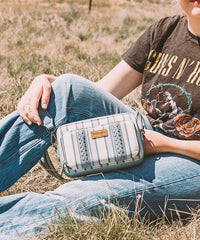 Wrangler Striped Crossbody Purse