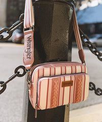 Wrangler Striped Crossbody Purse