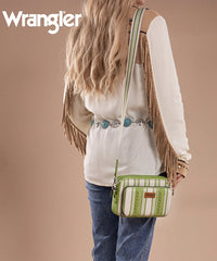 Wrangler Striped Crossbody Purse