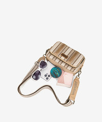Wrangler Striped Crossbody Purse