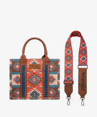 Wrangler Aztec Pattern Dual Sided Print Tote Bag