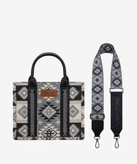 Wrangler Aztec Pattern Dual Sided Print Tote Bag