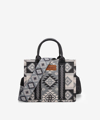 Wrangler Aztec Pattern Dual Sided Print Tote Bag