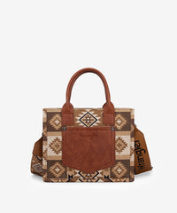 Wrangler Aztec Pattern Dual Sided Print Tote Bag