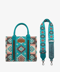 Wrangler Aztec Pattern Dual Sided Print Tote Bag