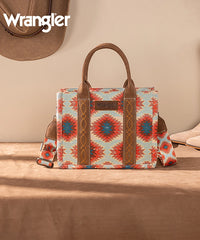 Wrangler Dual Sided Print Canvas Tote Bag