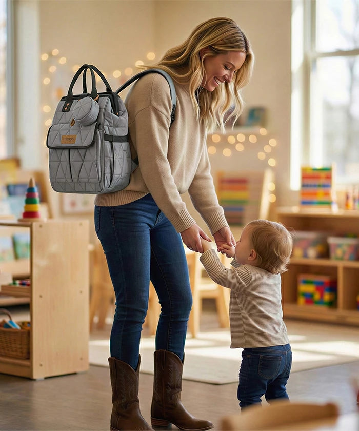 Western Mommy Backpack in GY